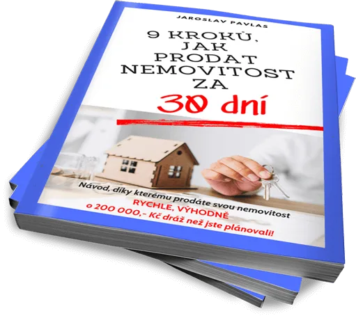 E-book cover — 9 kroků, jak prodat nemovitost za 30 dní